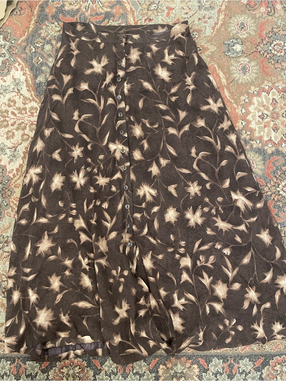 Jones New York Vintage Button Skirt